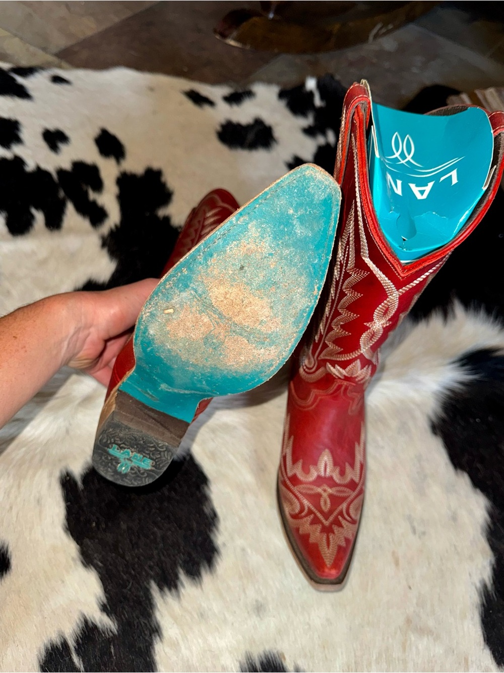 LANE Cowboy Boots - Women's - Picture 2 of 3